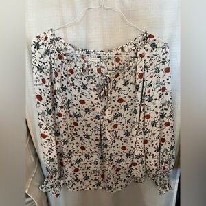 Max studio Floral multi colored Print Blouse